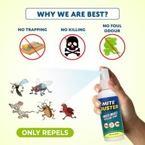 MiteBuster™ Spray – Ultimate Ant, Cockroach, Bed Bugs, Spider Killer (Buy 1 get 1 Free)(HA-101)