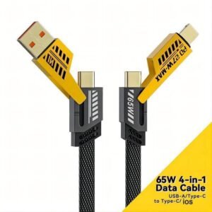 4 in 1 Data Cable 65W Super Fast Charging Cable (SA-101)