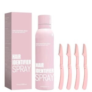Hair Identifier Spray Face Shaving With 4 Pcs Razor Face Skin Body All in One (PA-101)