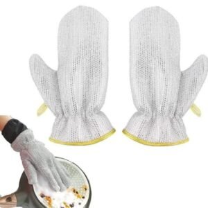 Wire Dishwashing Gloves Kitchen Cleaning Gloves Anti Hot Waterproof Gloves (ST-101)