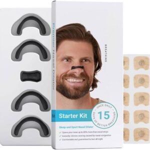 Magnetic nasal strips anti snoring nose clips skin safe starter 15 kit (ST-101)