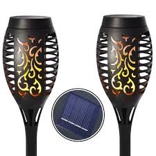 Solar 12 Led Flickering Mashal Light(ST-101)