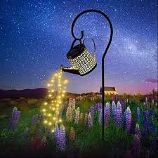 Solar Light LED Waterfall Watering Can(ST-101)