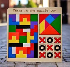 3 in 1 Wooden Puzzle Toy(ST-102)