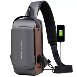 Anti-theft sling bag with a USB charging port (ST-102)