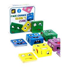 WOOD EXPRESSION CUBE PUZZLE(ST-102)