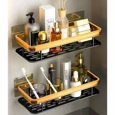 Aluminum Shower Caddy Shelf (Golden)(ST-102)