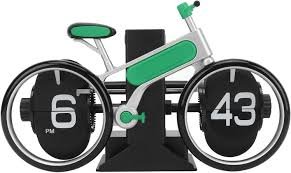 Bicycle Table Clock RETRO FLIP(ST-102)