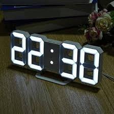 3D LED Clock (White)(ST-102)