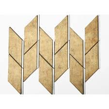 Rectangle Metal Tiles 3d wall paper (ST-102)