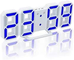3D LED Clock (Blue)(ST-102)