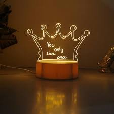 ACRYLIC MESSAGE BOARD CROWN(ST-102)