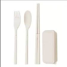 FOLDABLE SPOON FORK AND CHOP STICK SET WITH BOX(ST-102)
